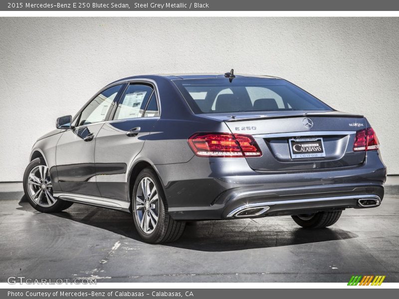 Steel Grey Metallic / Black 2015 Mercedes-Benz E 250 Blutec Sedan