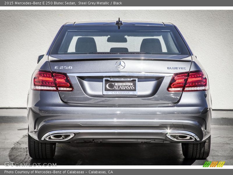 Steel Grey Metallic / Black 2015 Mercedes-Benz E 250 Blutec Sedan