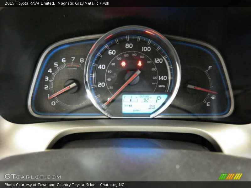 Magnetic Gray Metallic / Ash 2015 Toyota RAV4 Limited
