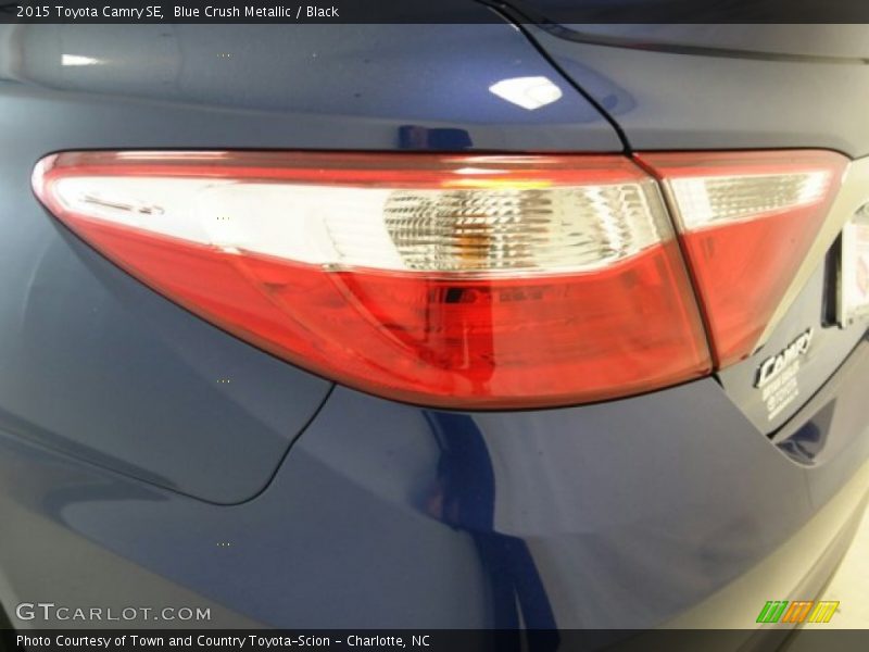 Blue Crush Metallic / Black 2015 Toyota Camry SE