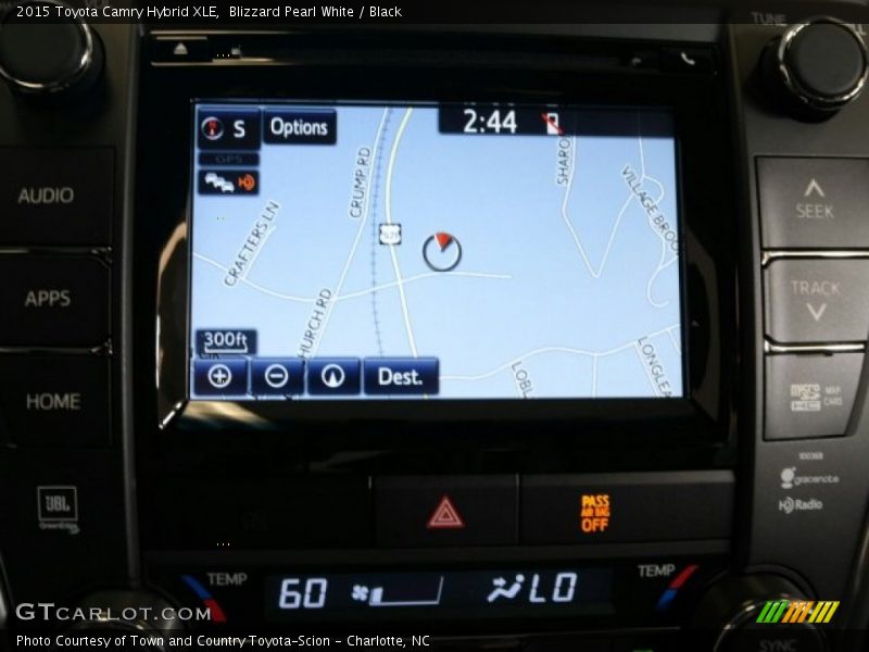 Navigation of 2015 Camry Hybrid XLE
