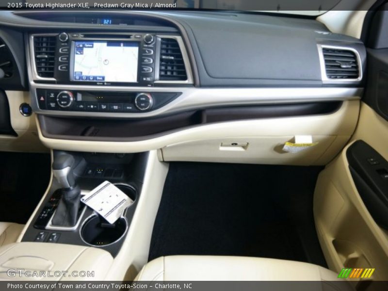 Predawn Gray Mica / Almond 2015 Toyota Highlander XLE