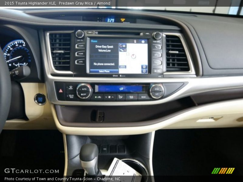 Predawn Gray Mica / Almond 2015 Toyota Highlander XLE