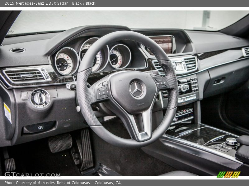 Black / Black 2015 Mercedes-Benz E 350 Sedan