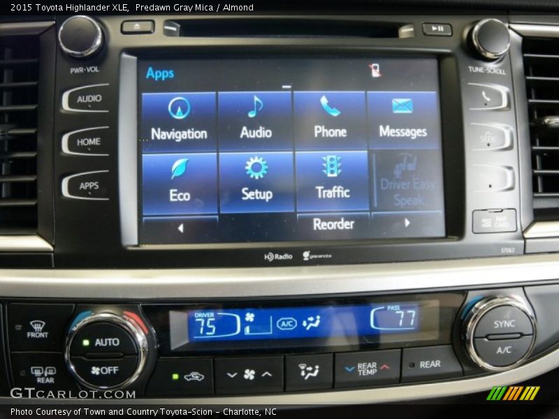 Predawn Gray Mica / Almond 2015 Toyota Highlander XLE