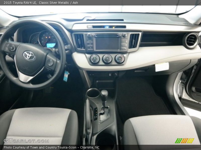 Classic Silver Metallic / Ash 2015 Toyota RAV4 LE