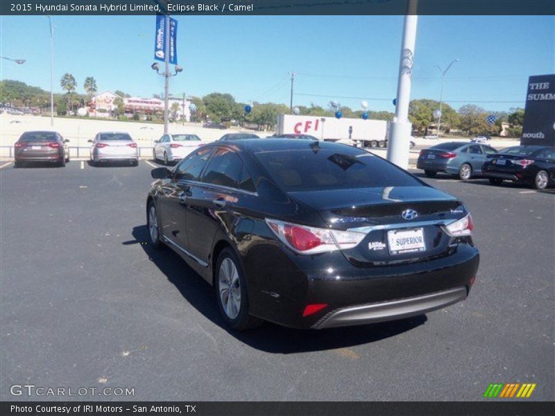 Eclipse Black / Camel 2015 Hyundai Sonata Hybrid Limited