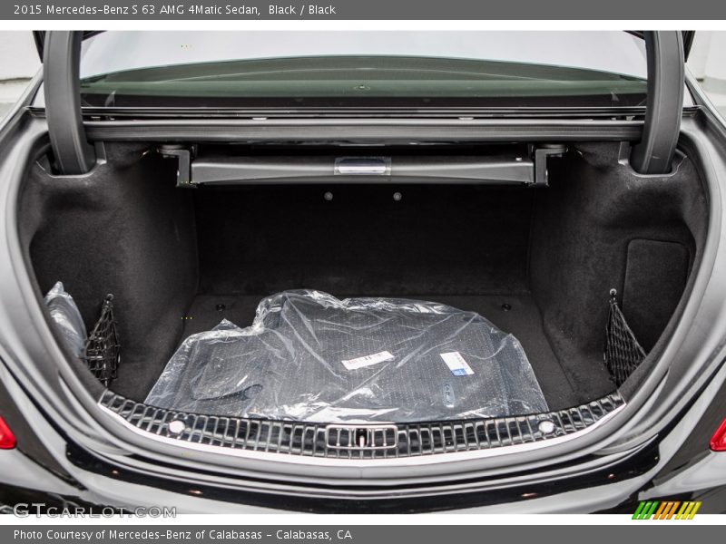  2015 S 63 AMG 4Matic Sedan Trunk