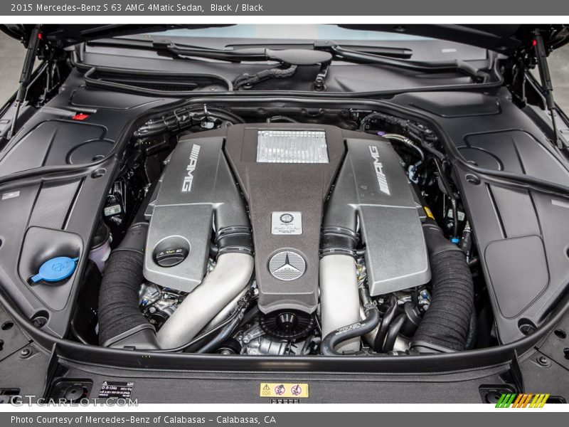  2015 S 63 AMG 4Matic Sedan Engine - 5.5 Liter AMG biturbo DOHC 32-Valve VVT V8