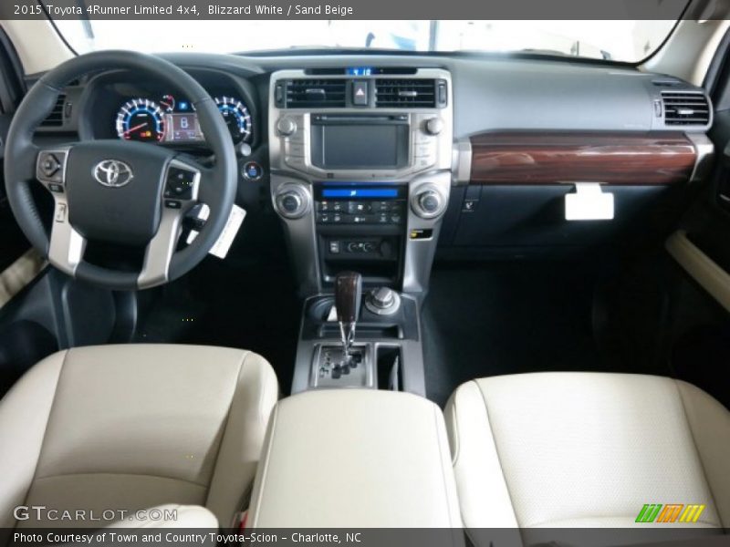Blizzard White / Sand Beige 2015 Toyota 4Runner Limited 4x4