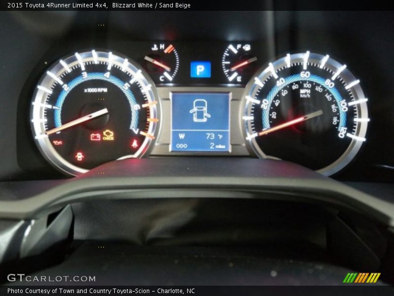 Blizzard White / Sand Beige 2015 Toyota 4Runner Limited 4x4