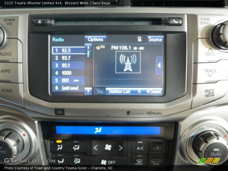 Blizzard White / Sand Beige 2015 Toyota 4Runner Limited 4x4