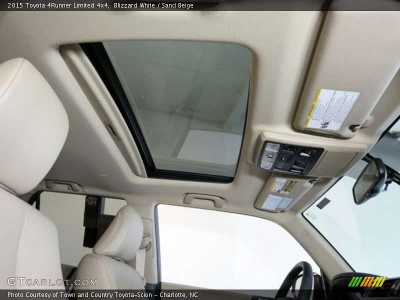 Blizzard White / Sand Beige 2015 Toyota 4Runner Limited 4x4