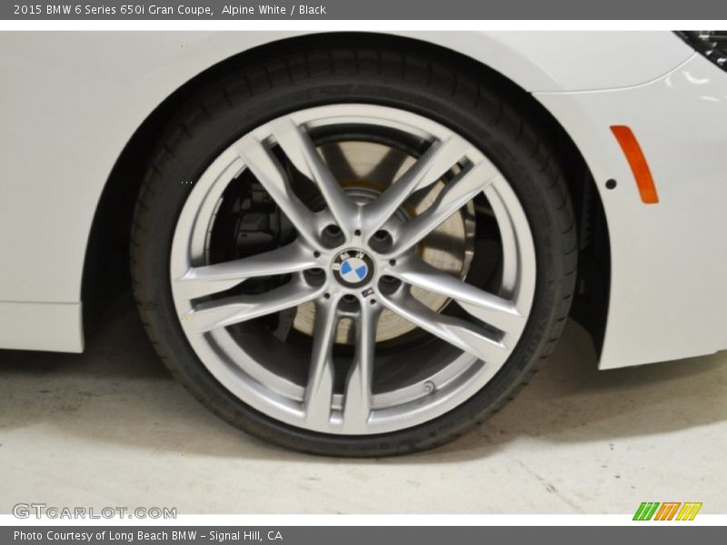 Alpine White / Black 2015 BMW 6 Series 650i Gran Coupe
