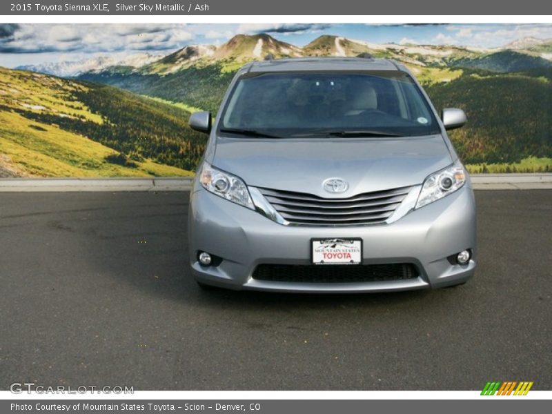 Silver Sky Metallic / Ash 2015 Toyota Sienna XLE