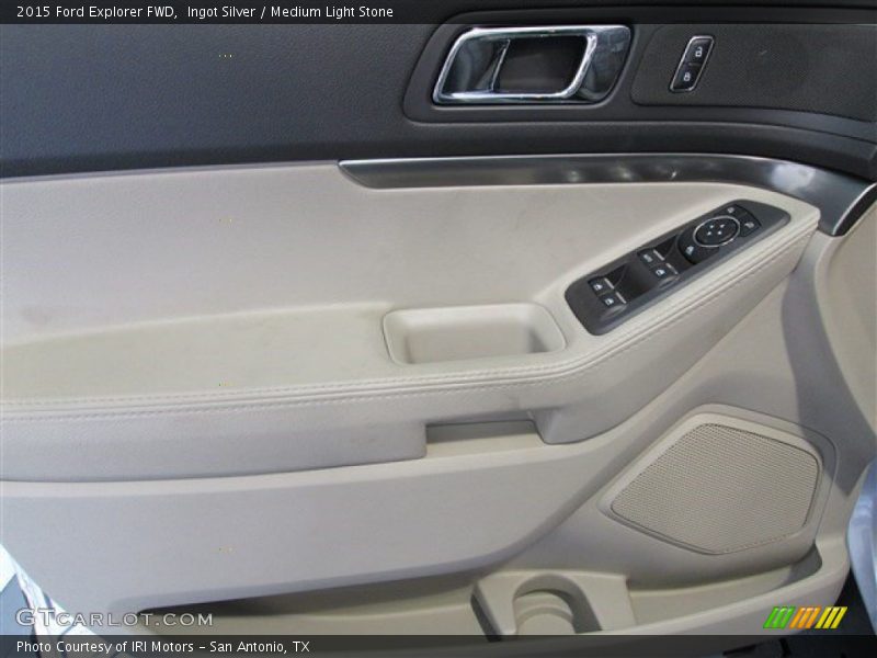 Ingot Silver / Medium Light Stone 2015 Ford Explorer FWD