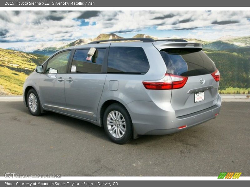Silver Sky Metallic / Ash 2015 Toyota Sienna XLE
