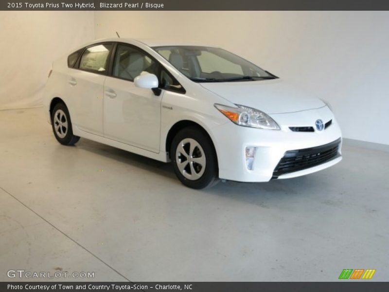 Blizzard Pearl / Bisque 2015 Toyota Prius Two Hybrid