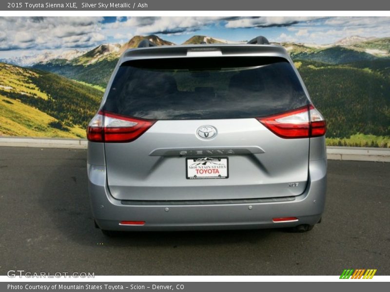 Silver Sky Metallic / Ash 2015 Toyota Sienna XLE
