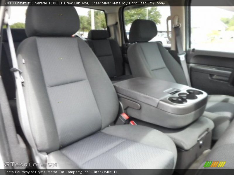 Sheer Silver Metallic / Light Titanium/Ebony 2010 Chevrolet Silverado 1500 LT Crew Cab 4x4