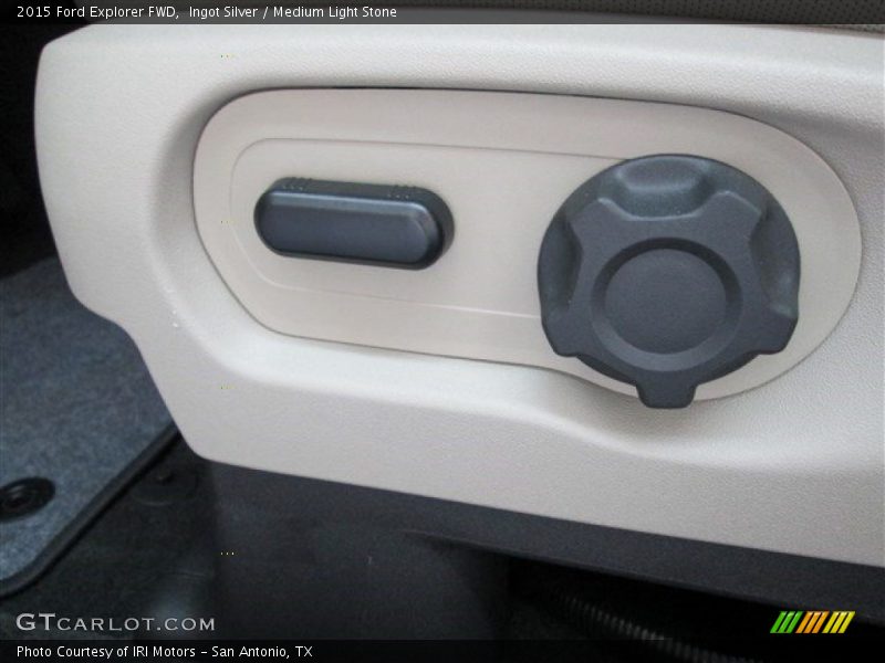 Ingot Silver / Medium Light Stone 2015 Ford Explorer FWD