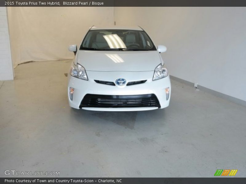 Blizzard Pearl / Bisque 2015 Toyota Prius Two Hybrid