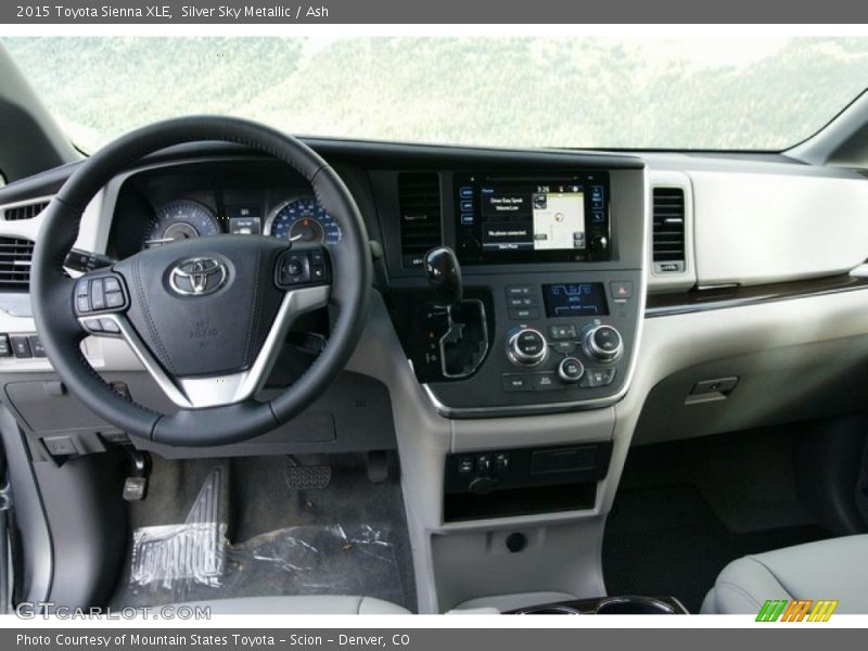 Silver Sky Metallic / Ash 2015 Toyota Sienna XLE