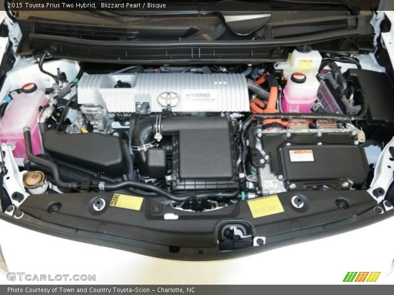 Blizzard Pearl / Bisque 2015 Toyota Prius Two Hybrid