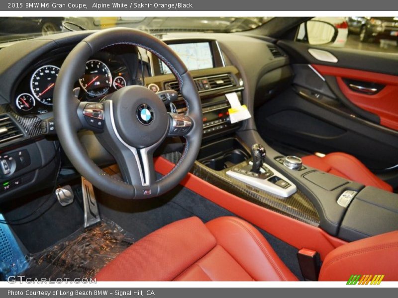  2015 M6 Gran Coupe Sakhir Orange/Black Interior