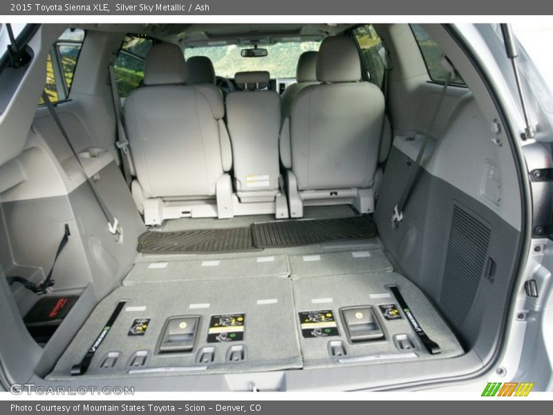 Silver Sky Metallic / Ash 2015 Toyota Sienna XLE