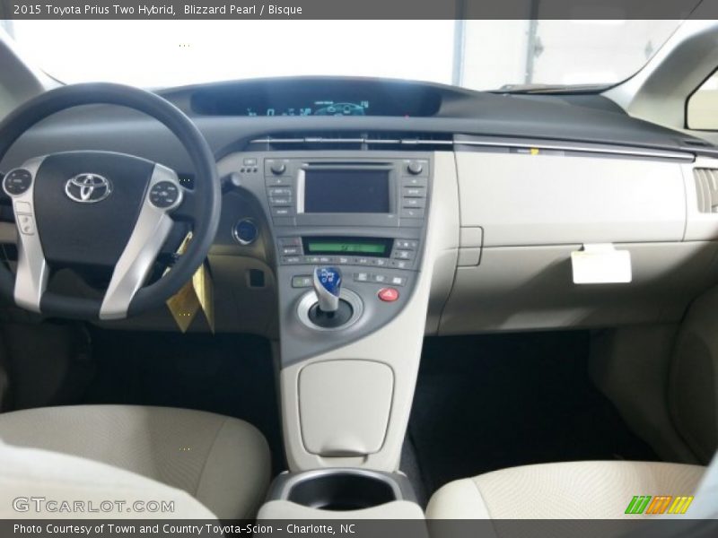 Blizzard Pearl / Bisque 2015 Toyota Prius Two Hybrid