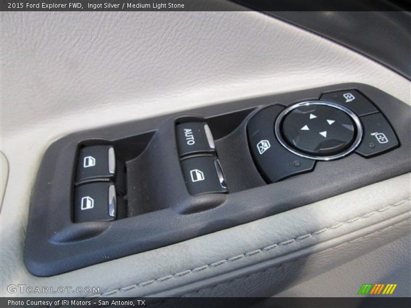 Ingot Silver / Medium Light Stone 2015 Ford Explorer FWD