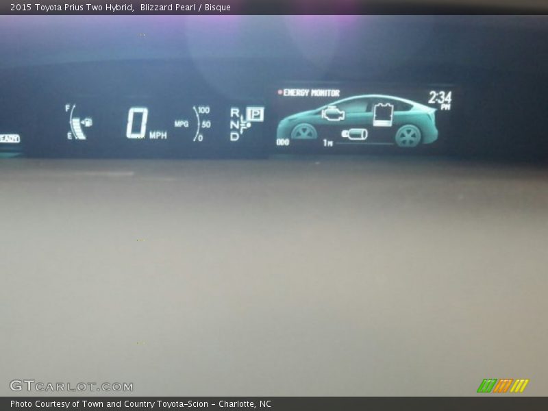 Blizzard Pearl / Bisque 2015 Toyota Prius Two Hybrid
