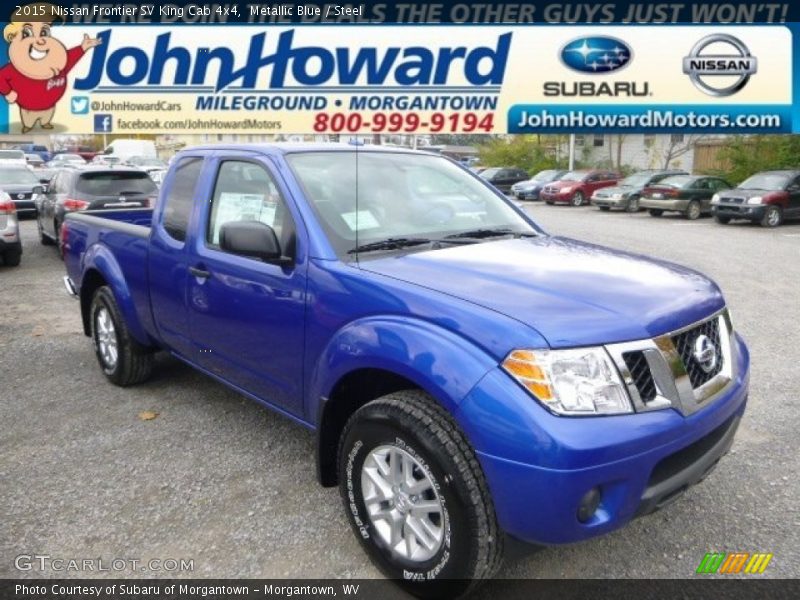Metallic Blue / Steel 2015 Nissan Frontier SV King Cab 4x4