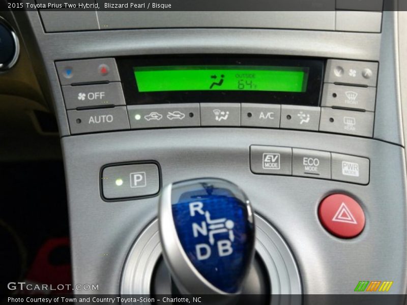 Blizzard Pearl / Bisque 2015 Toyota Prius Two Hybrid