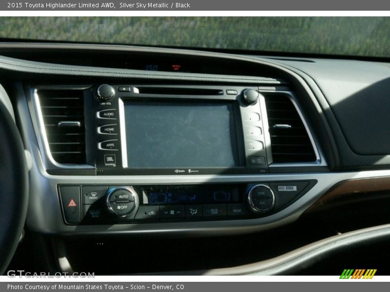 Silver Sky Metallic / Black 2015 Toyota Highlander Limited AWD