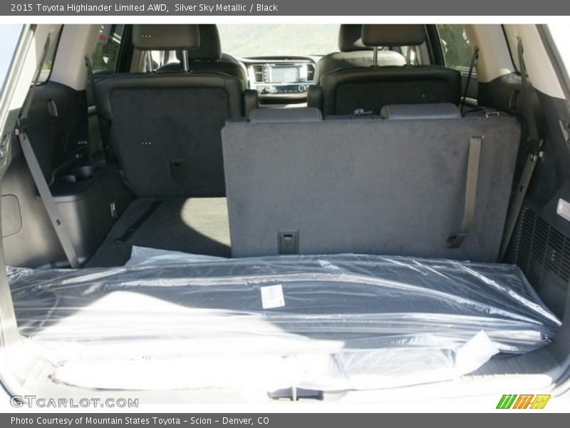 Silver Sky Metallic / Black 2015 Toyota Highlander Limited AWD