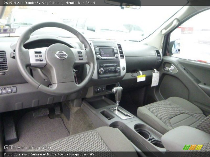  2015 Frontier SV King Cab 4x4 Steel Interior