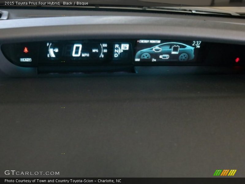 Black / Bisque 2015 Toyota Prius Four Hybrid