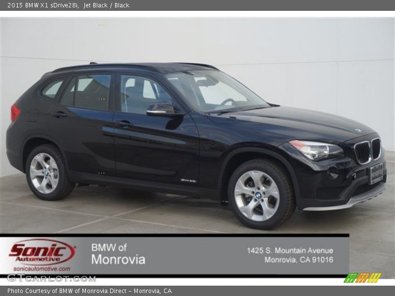 Jet Black / Black 2015 BMW X1 sDrive28i