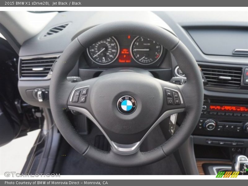 Jet Black / Black 2015 BMW X1 sDrive28i