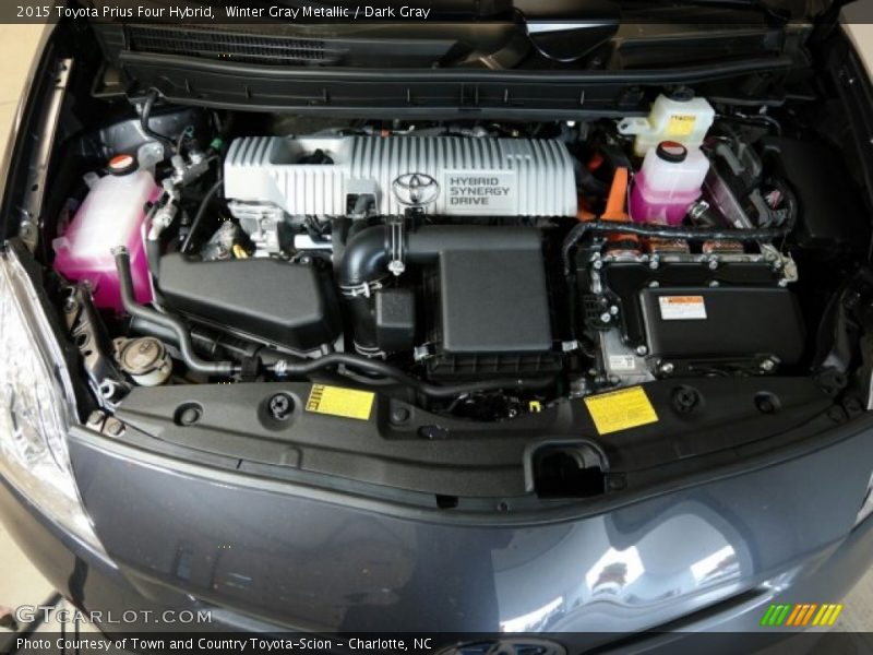 Winter Gray Metallic / Dark Gray 2015 Toyota Prius Four Hybrid