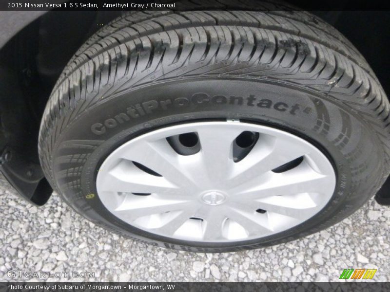 Amethyst Gray / Charcoal 2015 Nissan Versa 1.6 S Sedan
