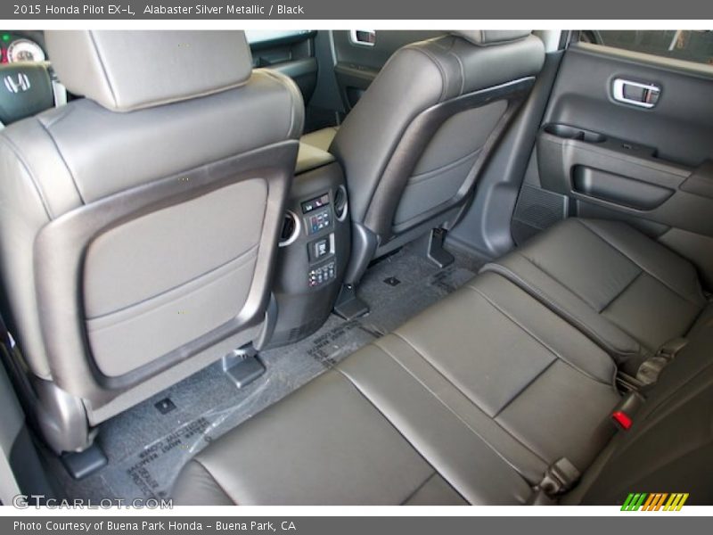 Alabaster Silver Metallic / Black 2015 Honda Pilot EX-L