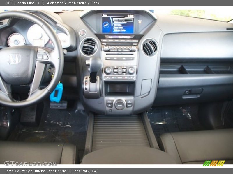 Alabaster Silver Metallic / Black 2015 Honda Pilot EX-L