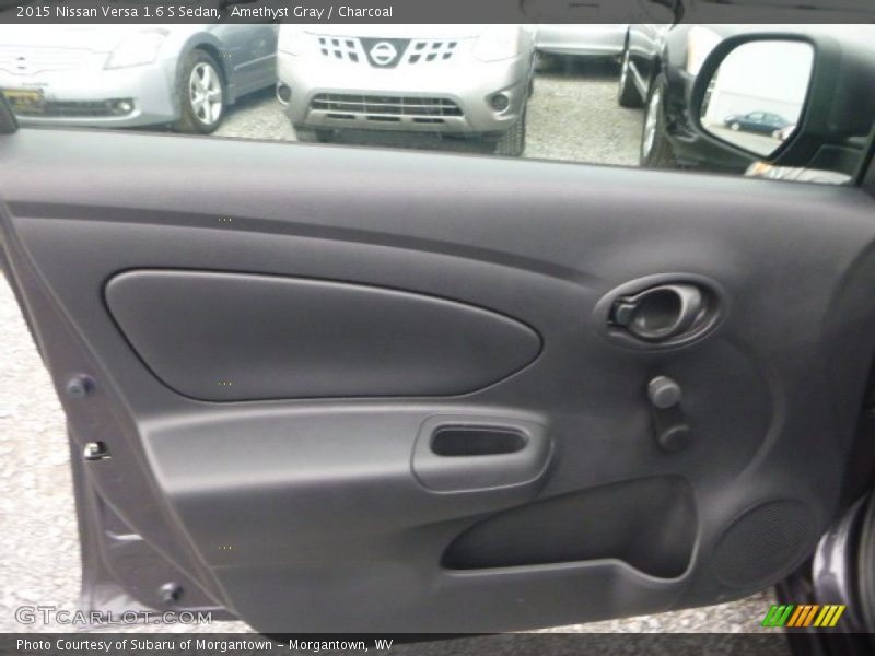 Amethyst Gray / Charcoal 2015 Nissan Versa 1.6 S Sedan