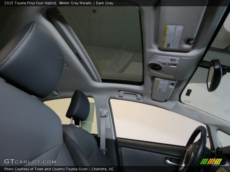 Winter Gray Metallic / Dark Gray 2015 Toyota Prius Four Hybrid
