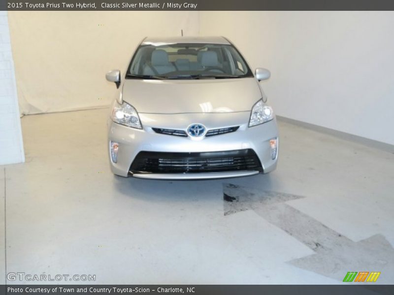 Classic Silver Metallic / Misty Gray 2015 Toyota Prius Two Hybrid
