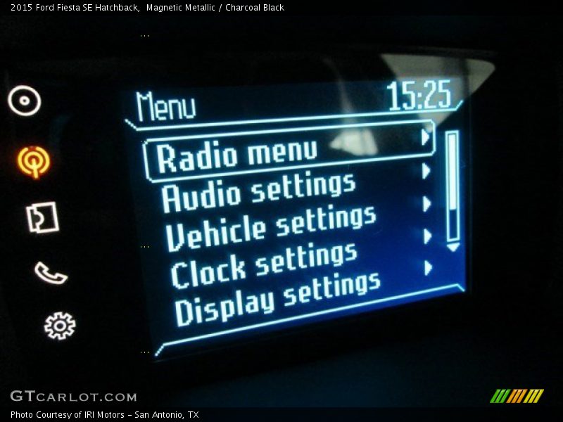Magnetic Metallic / Charcoal Black 2015 Ford Fiesta SE Hatchback