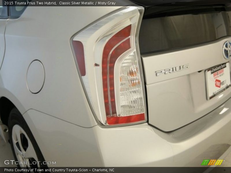 Classic Silver Metallic / Misty Gray 2015 Toyota Prius Two Hybrid